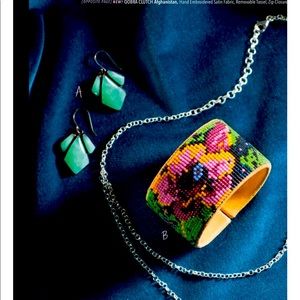 ISO noonday Collection earrings and bracelet